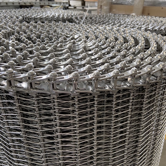 速凍機的配件之一螺旋網(wǎng)帶