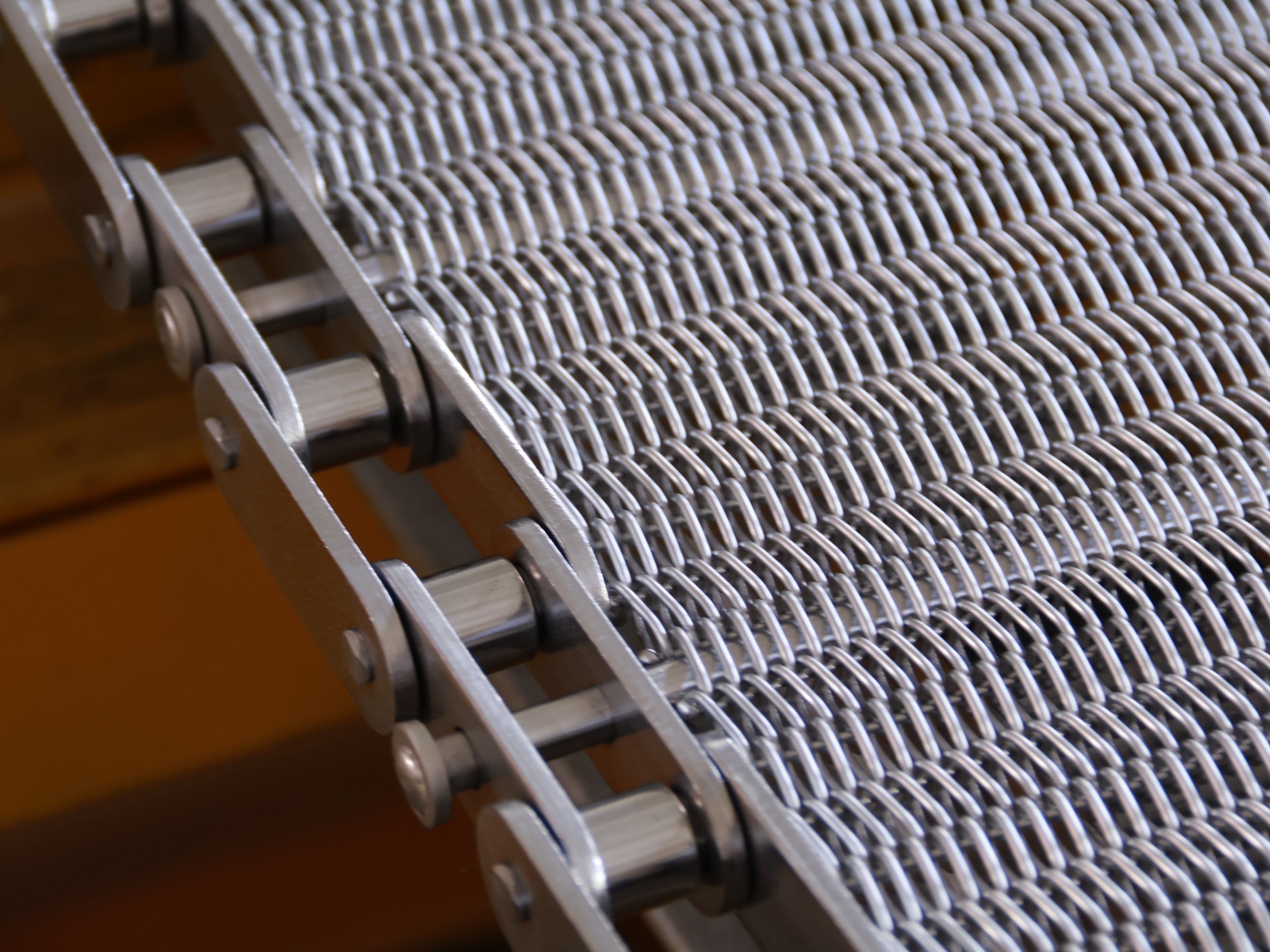 2.2米寬的隧道速凍機網(wǎng)帶